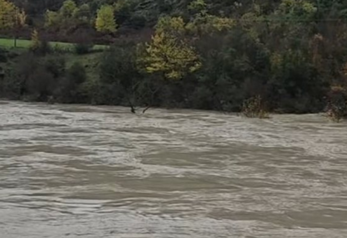 Vjosa del nga shtrati në Mifol, dëmtohet rruga dhe 2 banesa në Vajzë