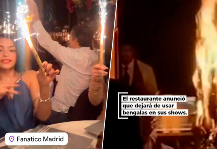 Fishekzjarrët në lokal, shmanget tragjedia në Madrid