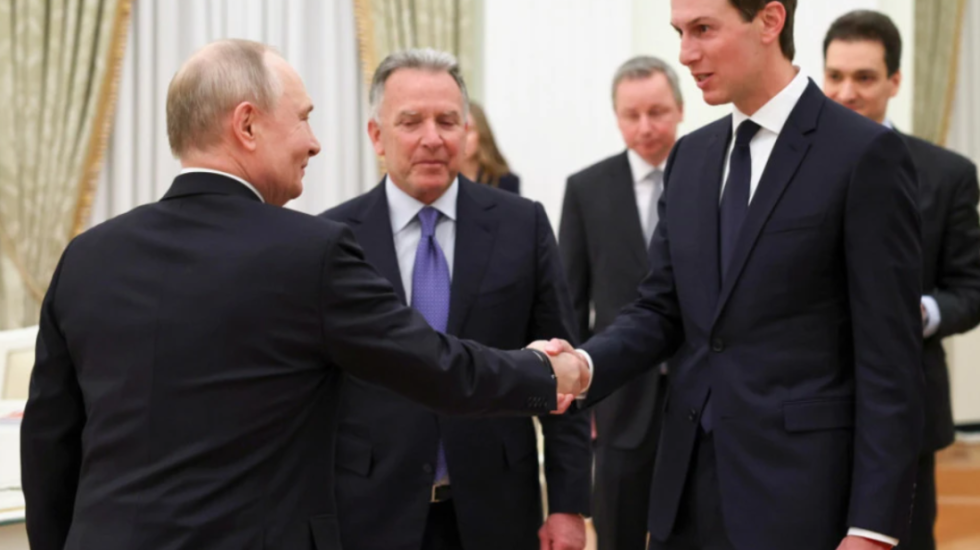 Witkoff dhe Kushner mbërrijnë në Kremlin, priten nga Putin