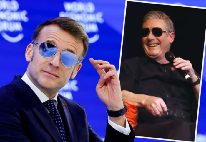 Starmer shfaqet si komedian, hyn në rolin e Macron me syzet e famshme aviator