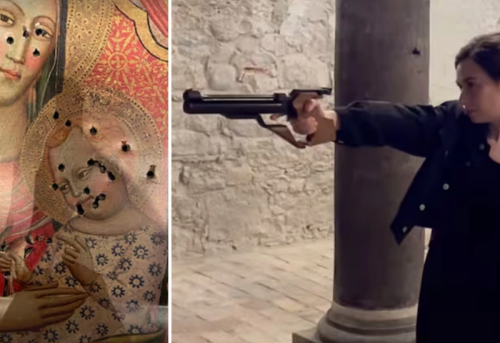 Përdori ikonën e Shën Mërisë si tabelë qitjeje, dënohet politikania zvicerane