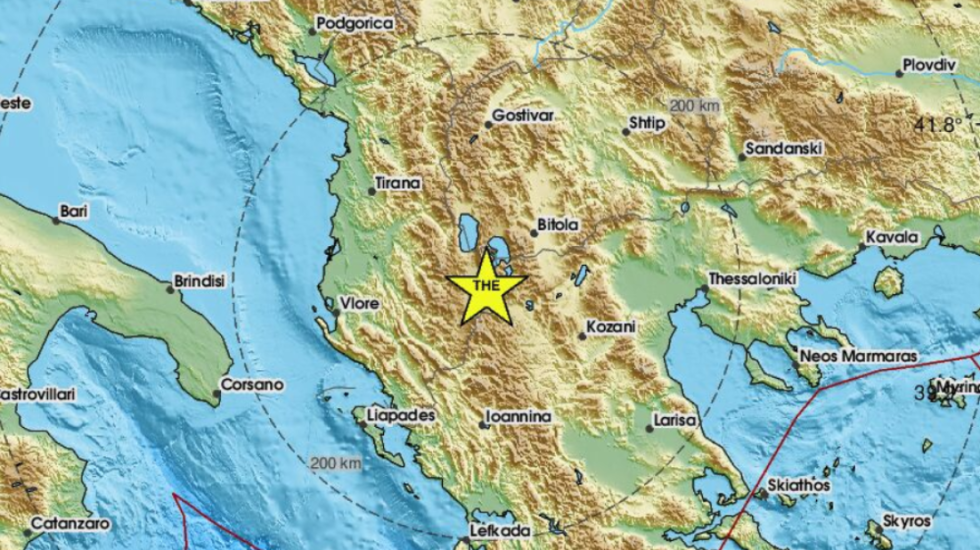 Tërmet në Shqipëri, 4 lëkundje brenda 30 minutash