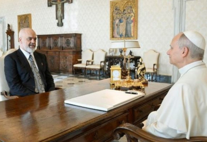 Rama takohet në Vatikan me Papa Leonin e XIV