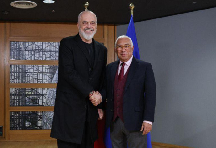 Rama në Bruksel, takim me kreun e KE Antonio Costa