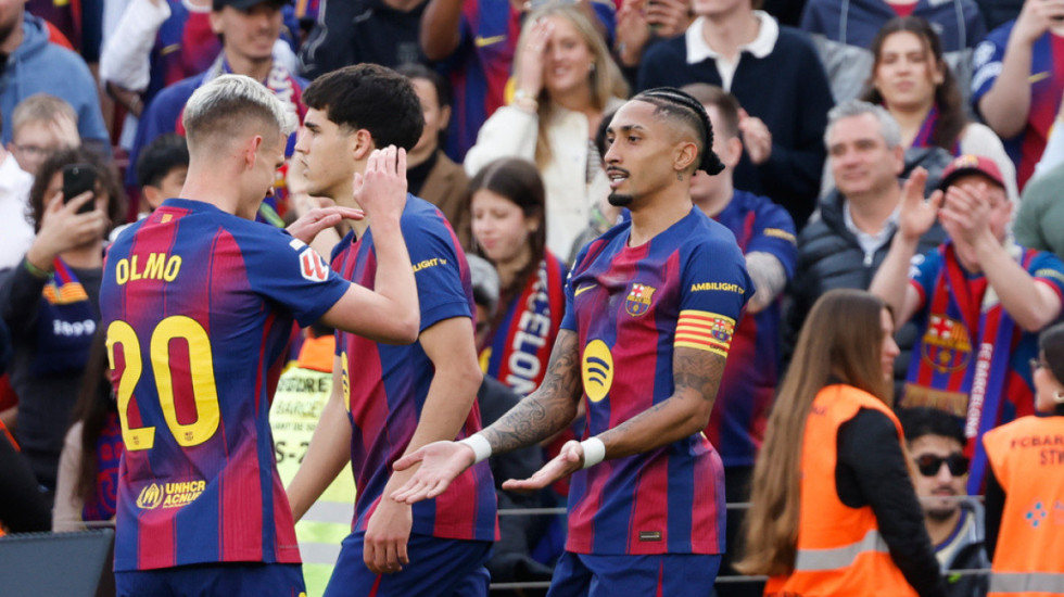 Barcelona, “manita” ndaj Sevilla-s, plus 4 nga Reali