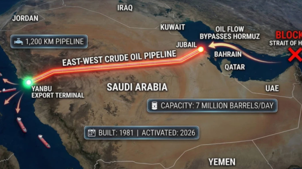 Arabia Saudite kishte parashikuar krizën, tubacioni i fshehur për 45 vite u bë arteria energjetike kryesore e planetit